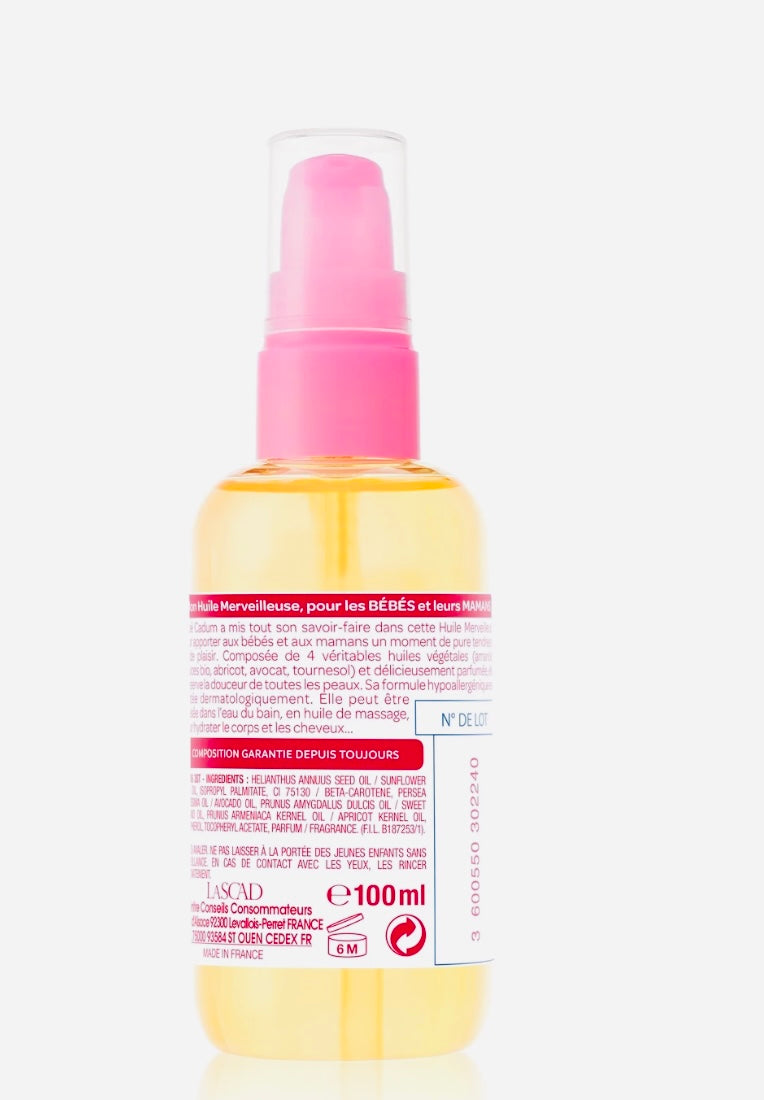 Mon huile Merveilleuse bébé Cadum