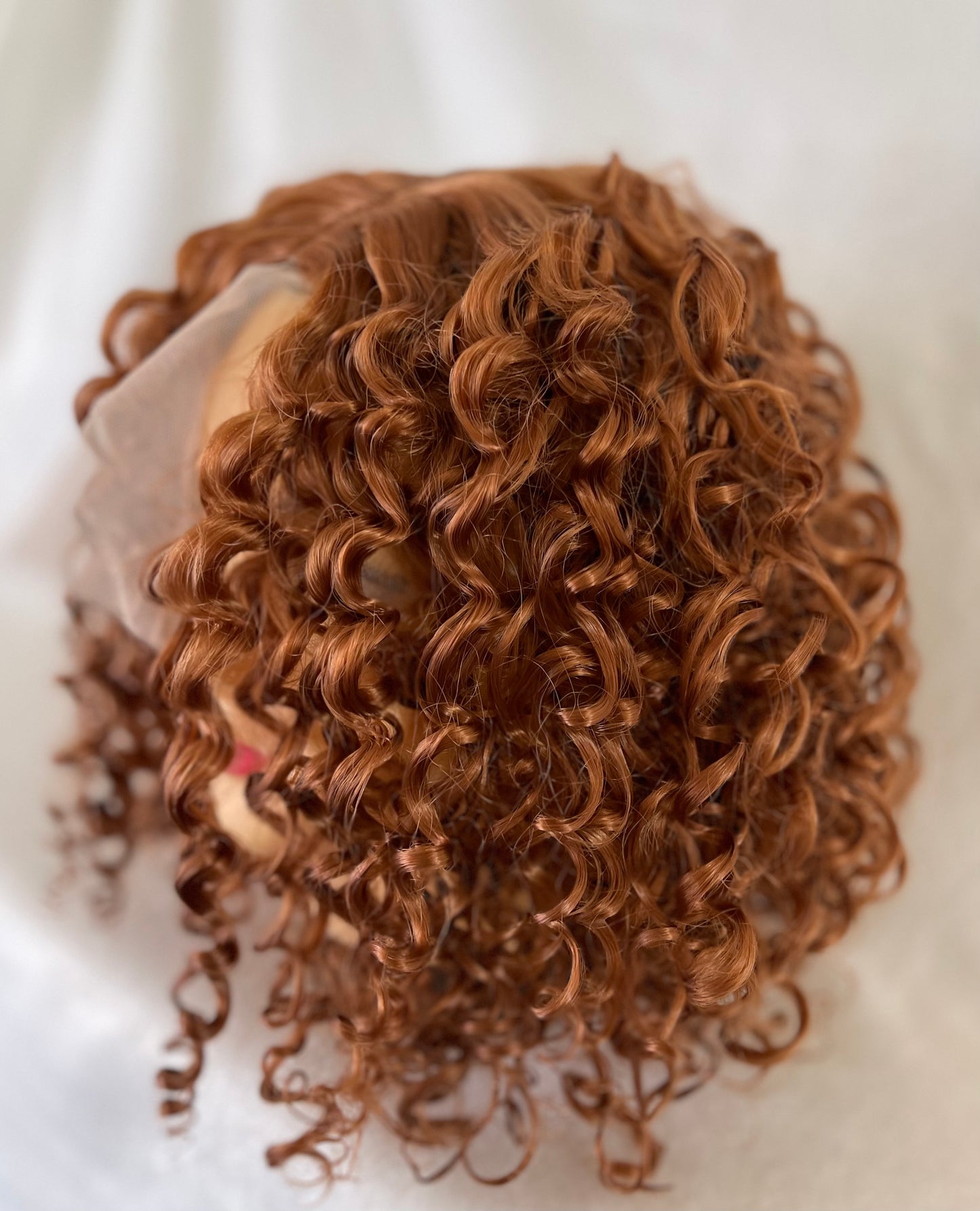 Perruques Lili rousse - Lace frontal 12 pouces