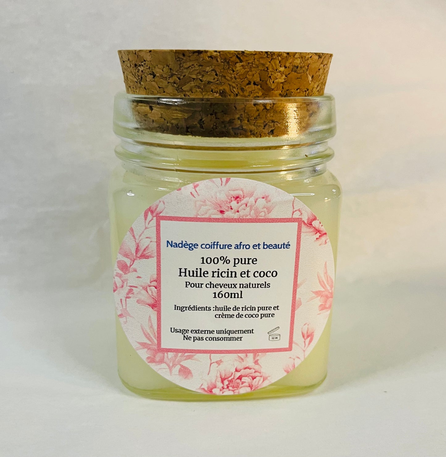 Huile de ricin et coco pure