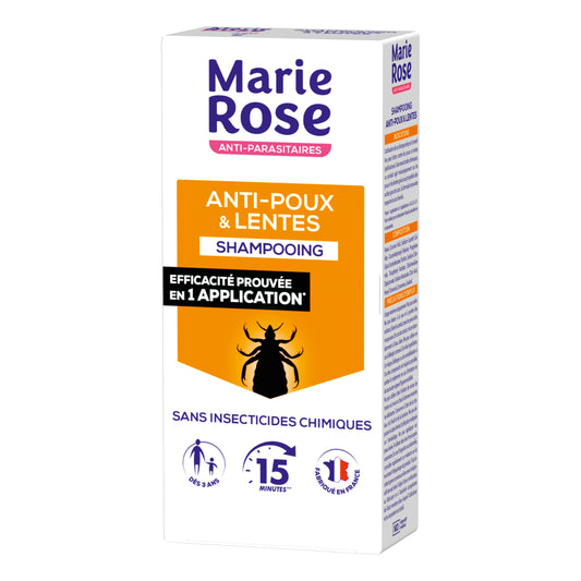 Shampoing anti-poux et lentes, Marie Rose