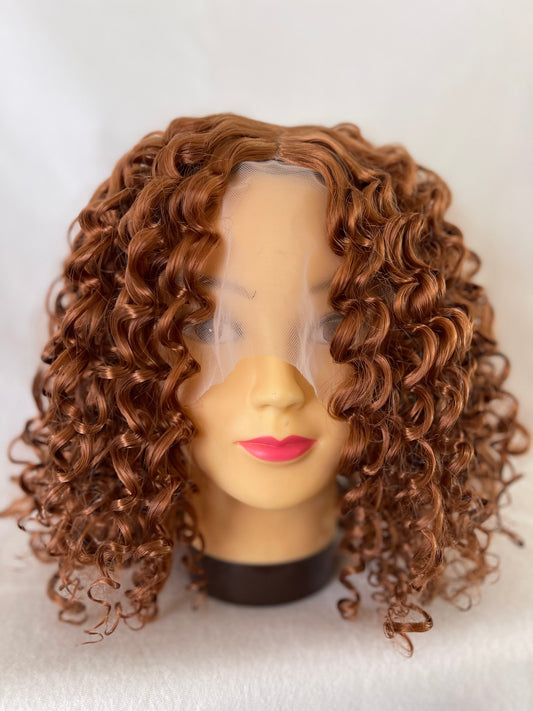 Perruques Lili rousse - Lace frontal 12 pouces